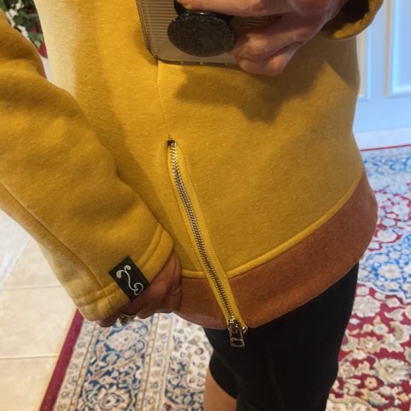 GRASSROOTS CALIFORNIA hoodie hooded sweatshirt w/ pockets, Heather gold, small - Picture 6 of 13